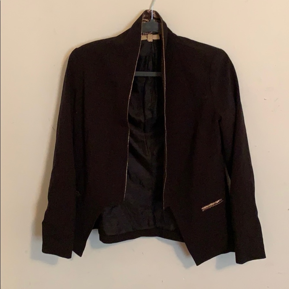 Black and Gold Blazer.